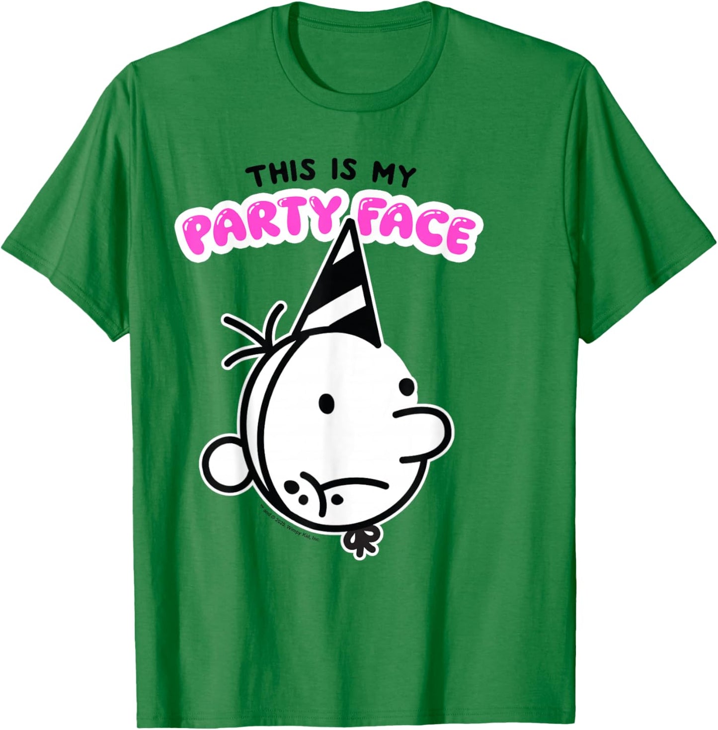 Diary of a Wimpy Kid Party Face T-Shirt - T-Shirt | Irish Green