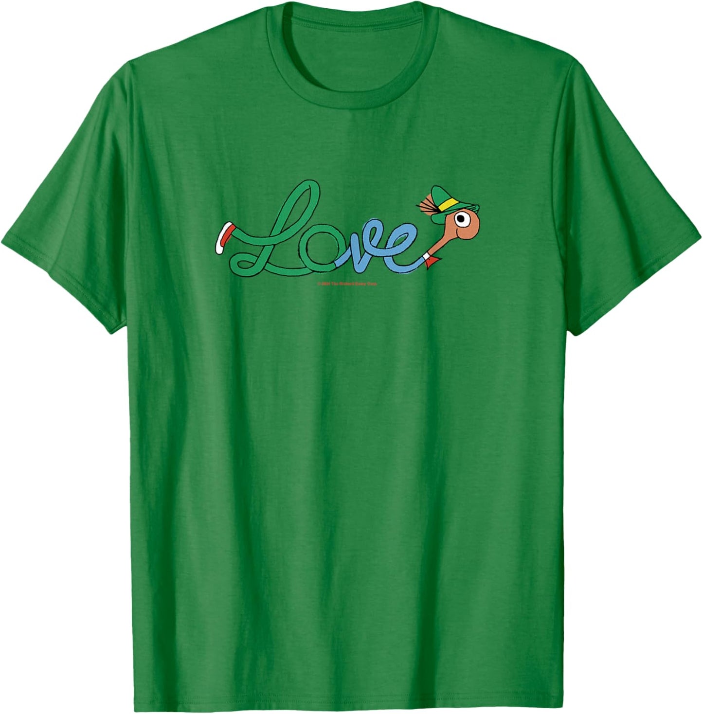 Richard Scarry Love T-Shirt - T-Shirt | Irish Green