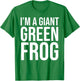 I'm A Giant Green Frog Funny Halloween Costume T-Shirt - T-Shirt | Irish Green