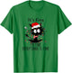 Funny Frazzled Cat At Christmas I'm Fine Everything Is Fine Men Women T-Shirt - T-Shirt | Irish Green