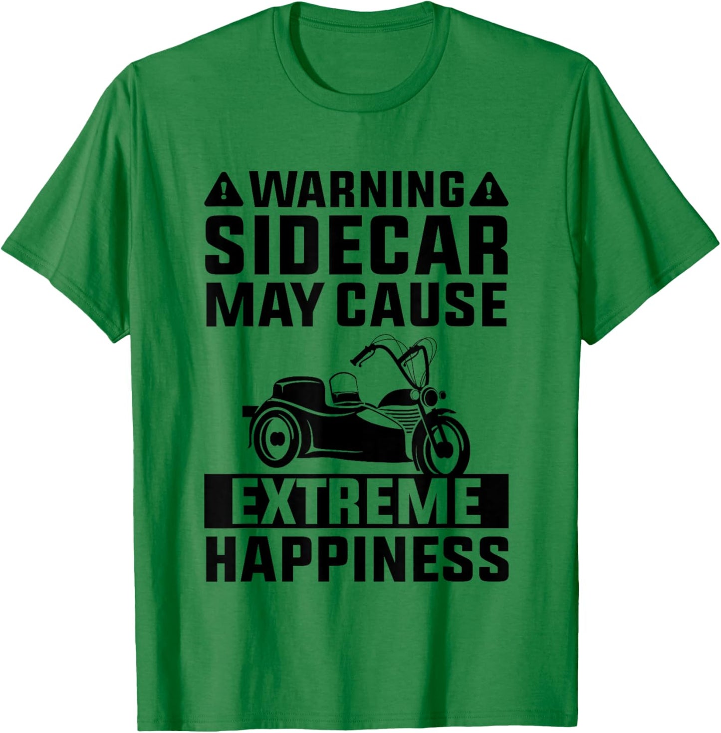 Sidecar Motorcycle Motorcyclist Bike Motorbike Sidecar Rider T-Shirt - T-Shirt | Irish Green