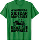 Sidecar Motorcycle Motorcyclist Bike Motorbike Sidecar Rider T-Shirt - T-Shirt | Irish Green