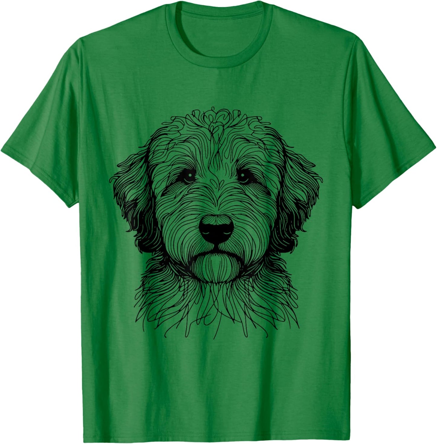 Dog Fingerprint - Aussiedoodle Dad Mom Women T-Shirt - T-Shirt | Irish Green