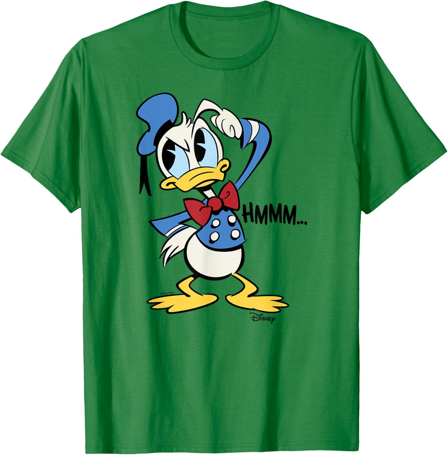 Donald Duck - Hmmm Donald T-Shirt - T-Shirt | Irish Green