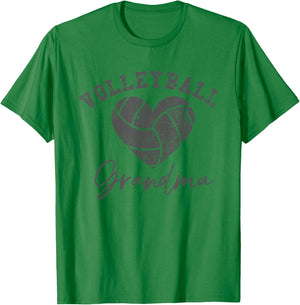 Volleyball Grandma T-Shirt - T-Shirt | Irish Green