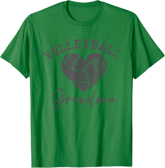 Volleyball Grandma T-Shirt - T-Shirt | Irish Green
