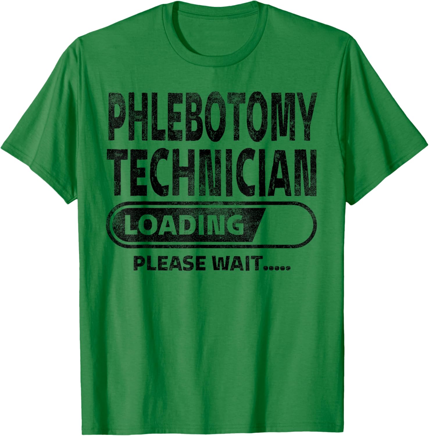 Phlebotomy Technician Loading Health Care Gifts Phlebotomy T-Shirt - T-Shirt | Irish Green