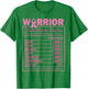 Warrior Nutrition Facts Breast Cancer Awareness T-Shirt - T-Shirt | Irish Green