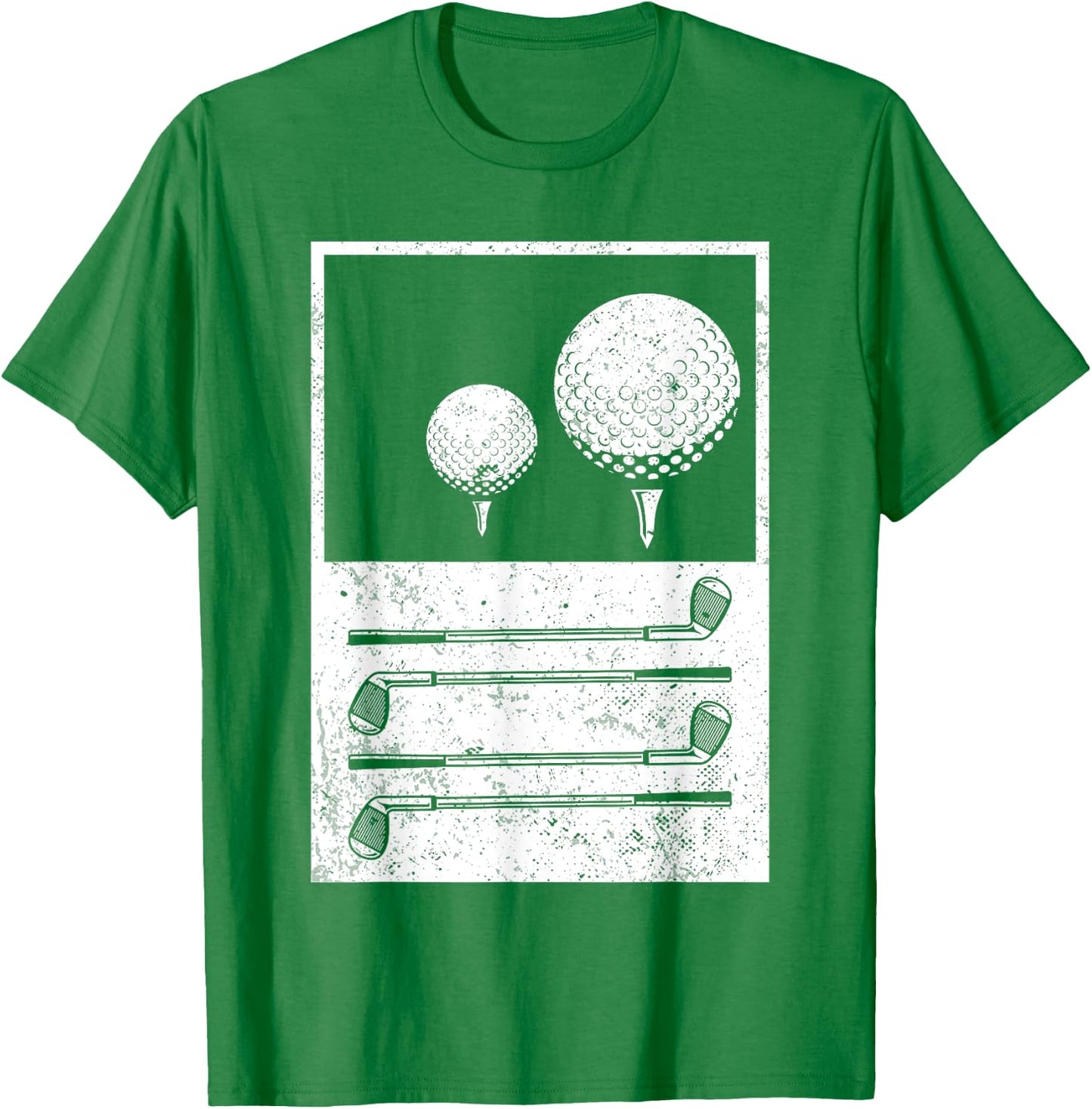 Vintage Golf Balls Golf Player T-Shirt - T-Shirt | Irish Green