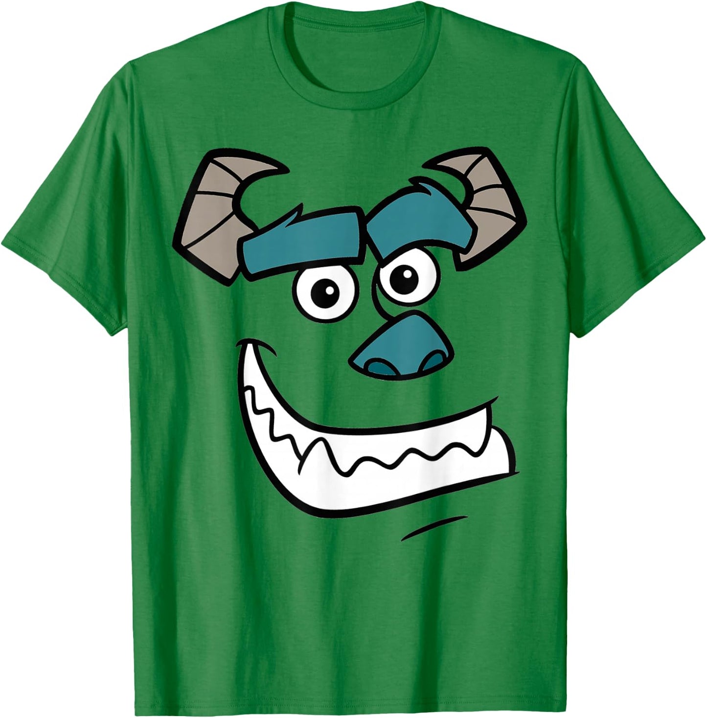 Disney Pixar Monsters Inc Sulley Face Costume T-Shirt - T-Shirt | Irish Green