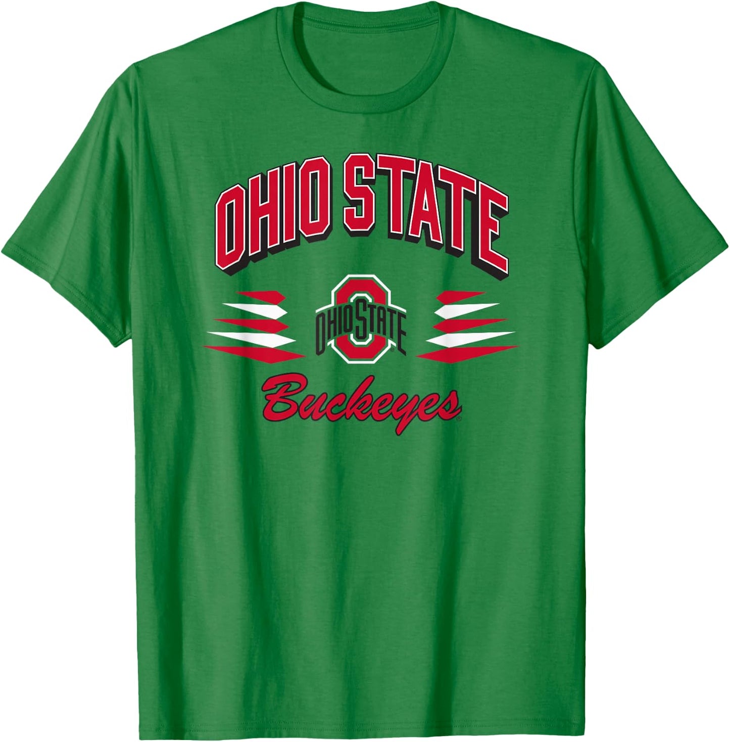 Ohio State Buckeyes Diamond Gray Officially Licensed T-Shirt - T-Shirt | Irish Green