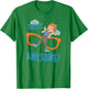 Blippi This is Awesome Glasses Small T-Shirt - T-Shirt | Irish Green