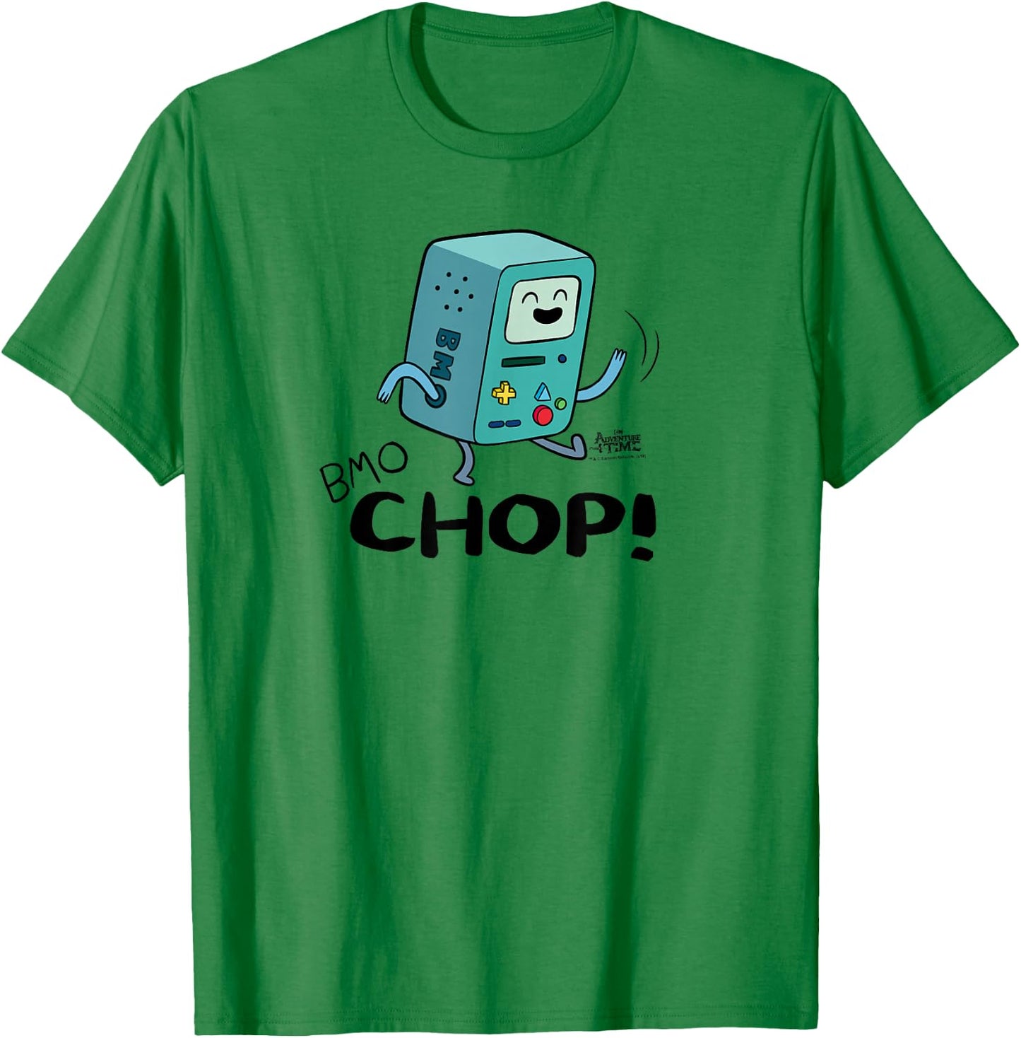 Adventure Time BMO Chop T-Shirt - T-Shirt | Irish Green
