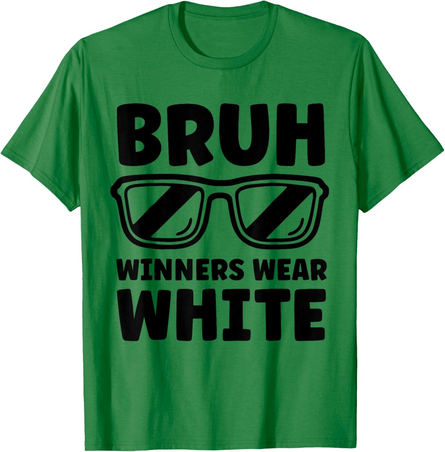 Winners Wear White Team Spirit Week Game Color Sports Day T-Shirt - T-Shirt | Irish Green