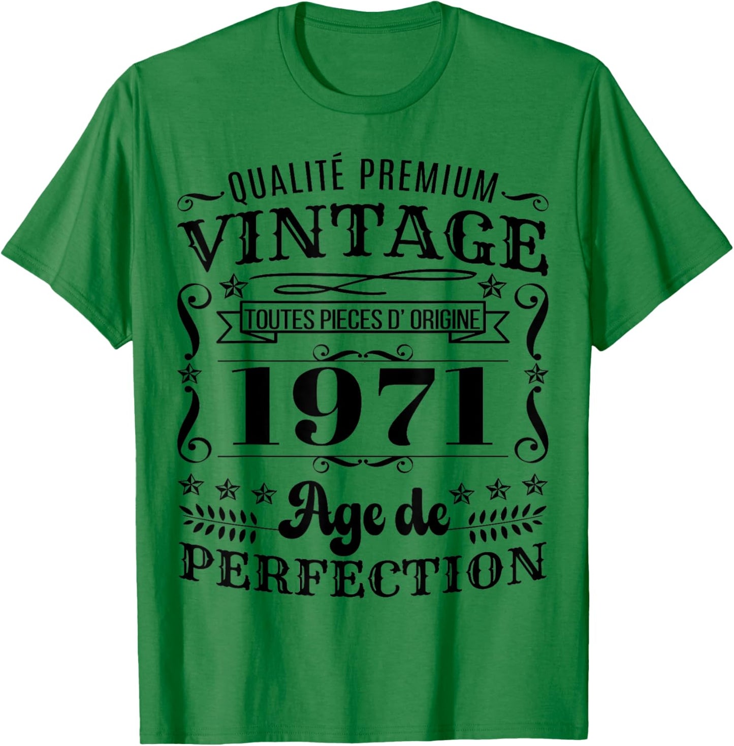 Vintage 1971 Édition Limitée Cadeau Année De Naissance 1971 T-Shirt - T-Shirt | Irish Green