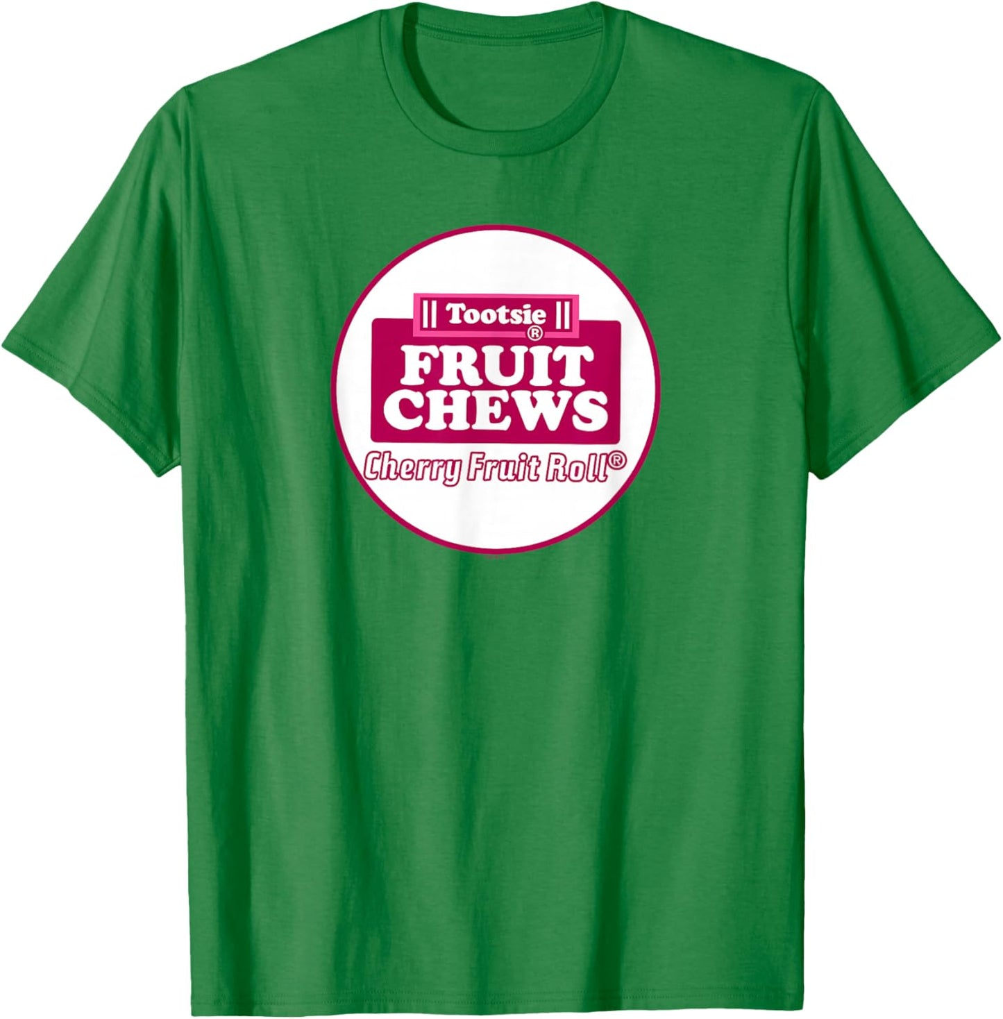 Tootsie Fruit Chews Cherry Fruit Roll Logo T-Shirt - T-Shirt | Irish Green