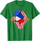 Filipino Blood Inside Me | The Philippines Flag Gift T-Shirt - T-Shirt | Irish Green