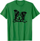Cute Funny Retro Vintage Logo Happy Aussie Dog Lover T-Shirt - T-Shirt | Irish Green