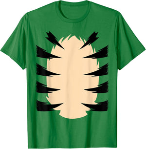 Tiger Stripes DIY Halloween Costume Tiger Belly Orange Tiger T-Shirt - T-Shirt | Irish Green