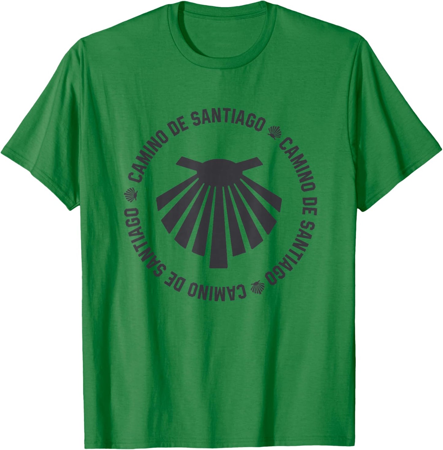 El Camino de Santiago Spain Compostela Wanderer Quotes T-Shirt - T-Shirt | Irish Green