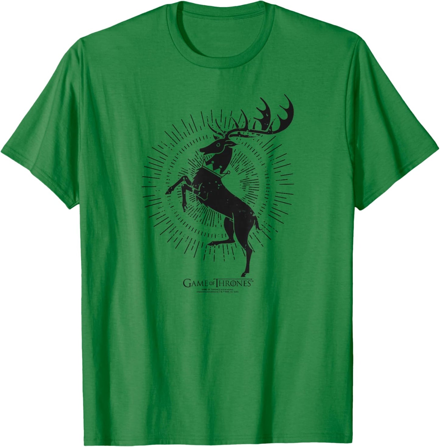 Game of Thrones Baratheon Burst Sigil T-Shirt - T-Shirt | Irish Green