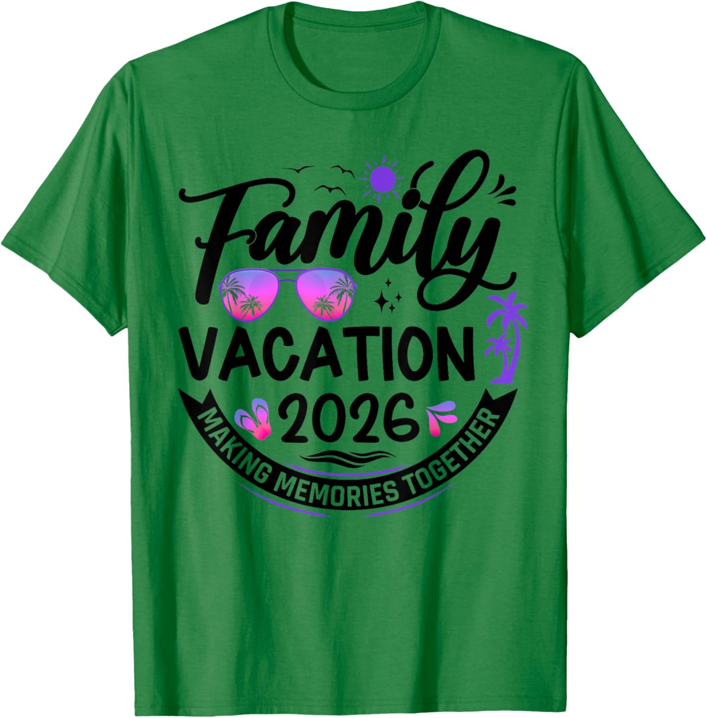 Vacation 2026 T-Shirt - T-Shirt | Irish Green