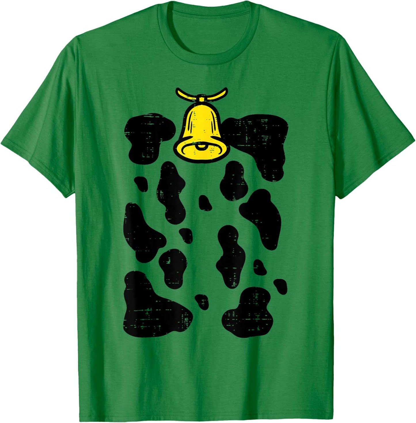 Cow Costume Funny Halloween Farm Animal Farmer Men Women Kid T-Shirt - T-Shirt | Irish Green