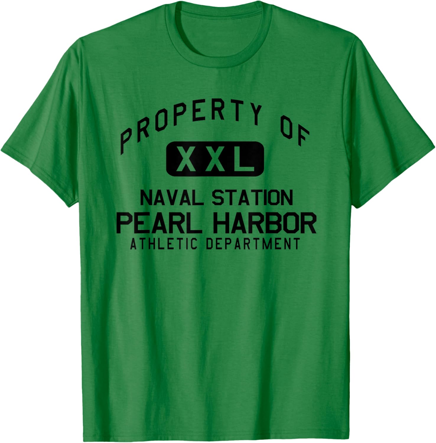 Property of Naval Station Pearl Harbor Athletic Department T-Shirt - T-Shirt | Irish Green