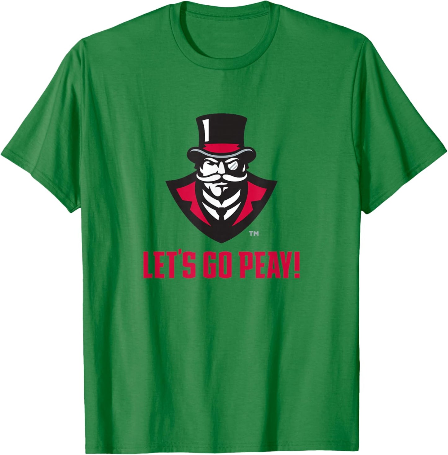 Austin Peay State University Governors Apparel Fans T-Shirt - T-Shirt | Irish Green