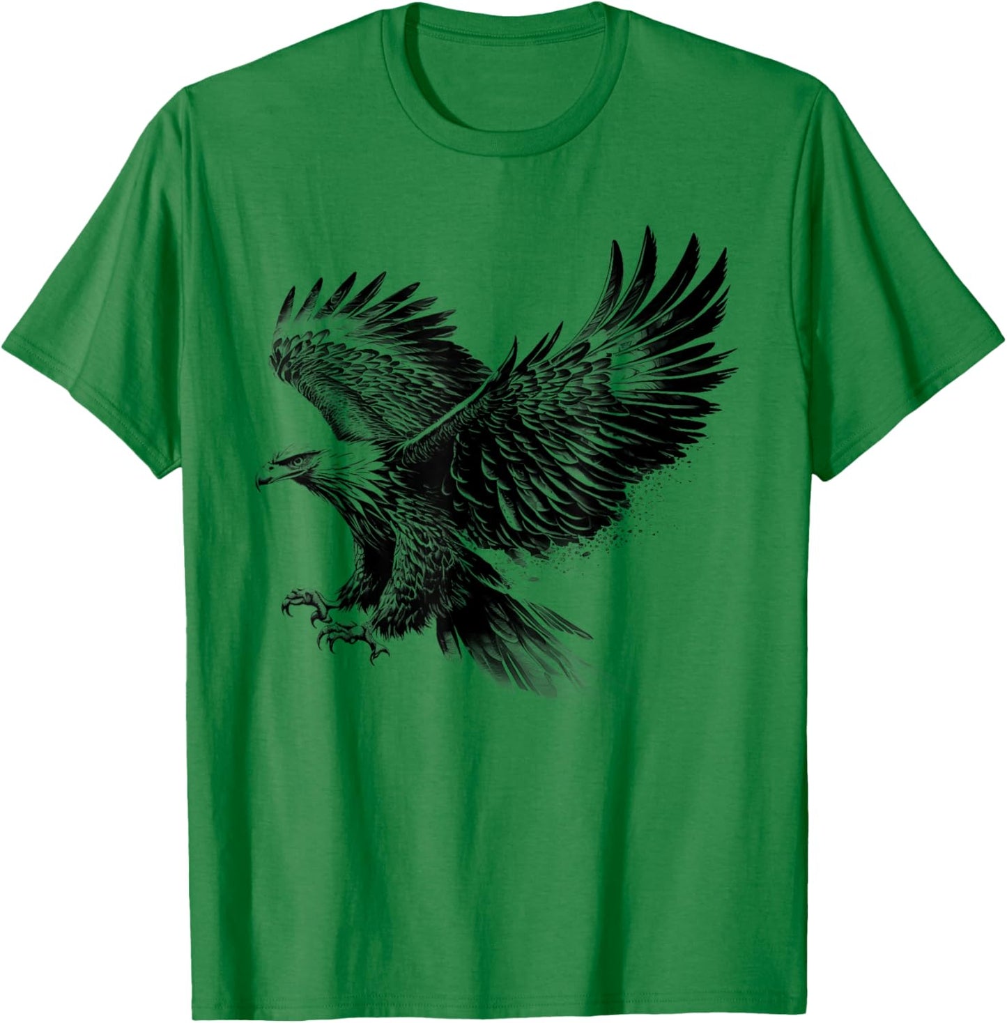 American Bald Eagle Bird Gift Women Kids Boys Youth T-Shirt - T-Shirt | Irish Green
