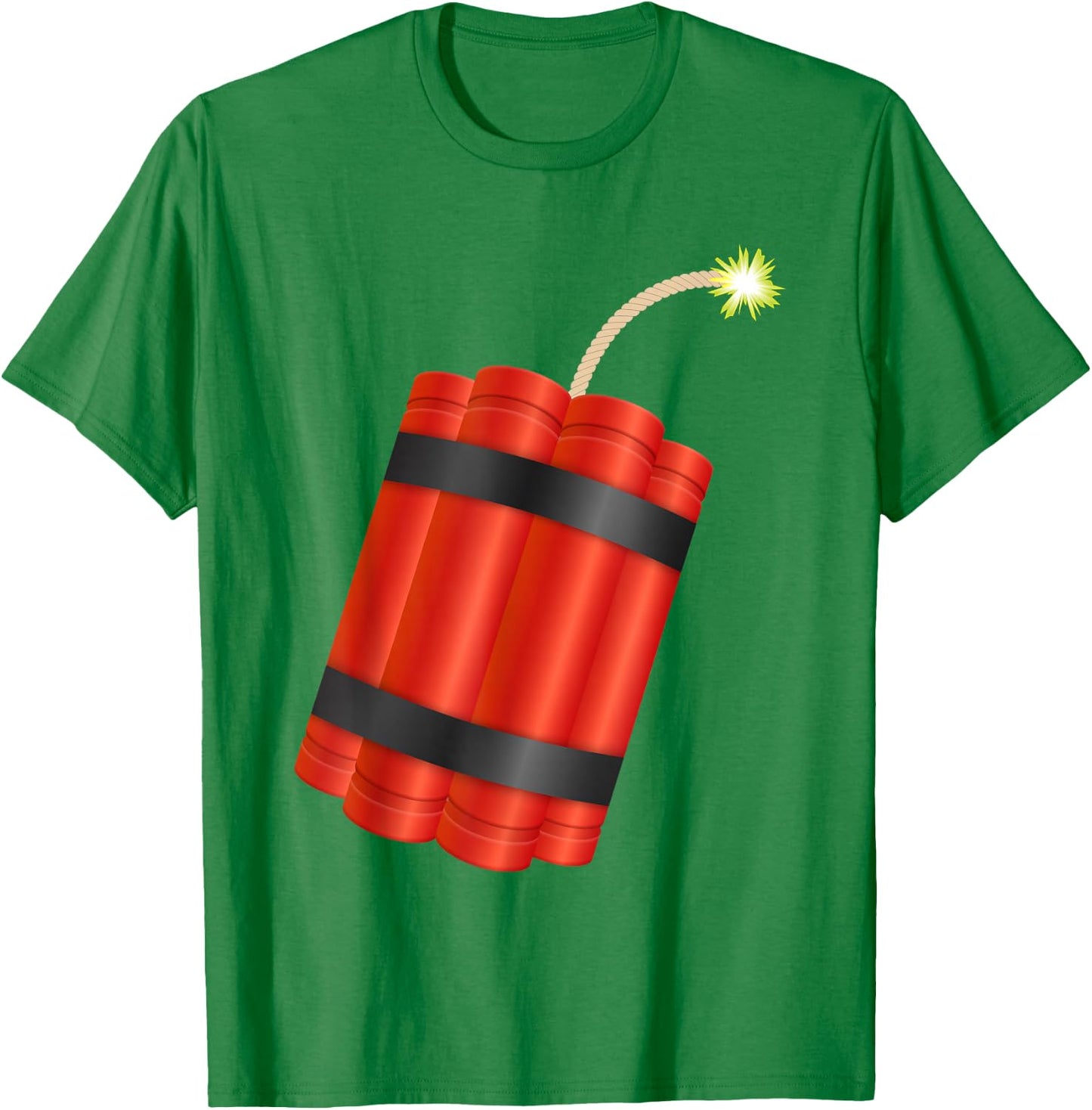 TNT Dynamite Shirt Adult Men Women Kids TNT Dynamite Costume T-Shirt - T-Shirt | Irish Green