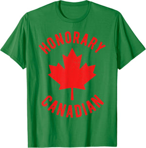 Honorary Canadian Canada Day Wedding Canadian Husband Wife T-Shirt - T-Shirt | Irish Green