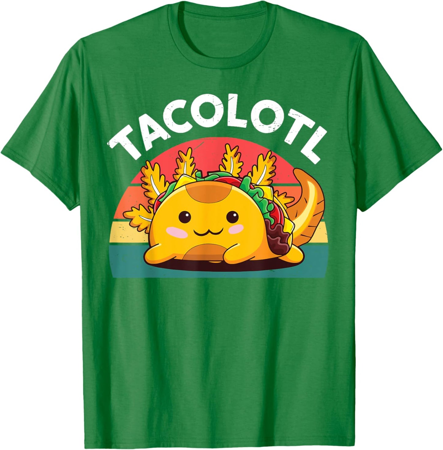Taco Axolotl-Shirt Funny Taco Tuesday Mexican T-Shirt - T-Shirt | Irish Green