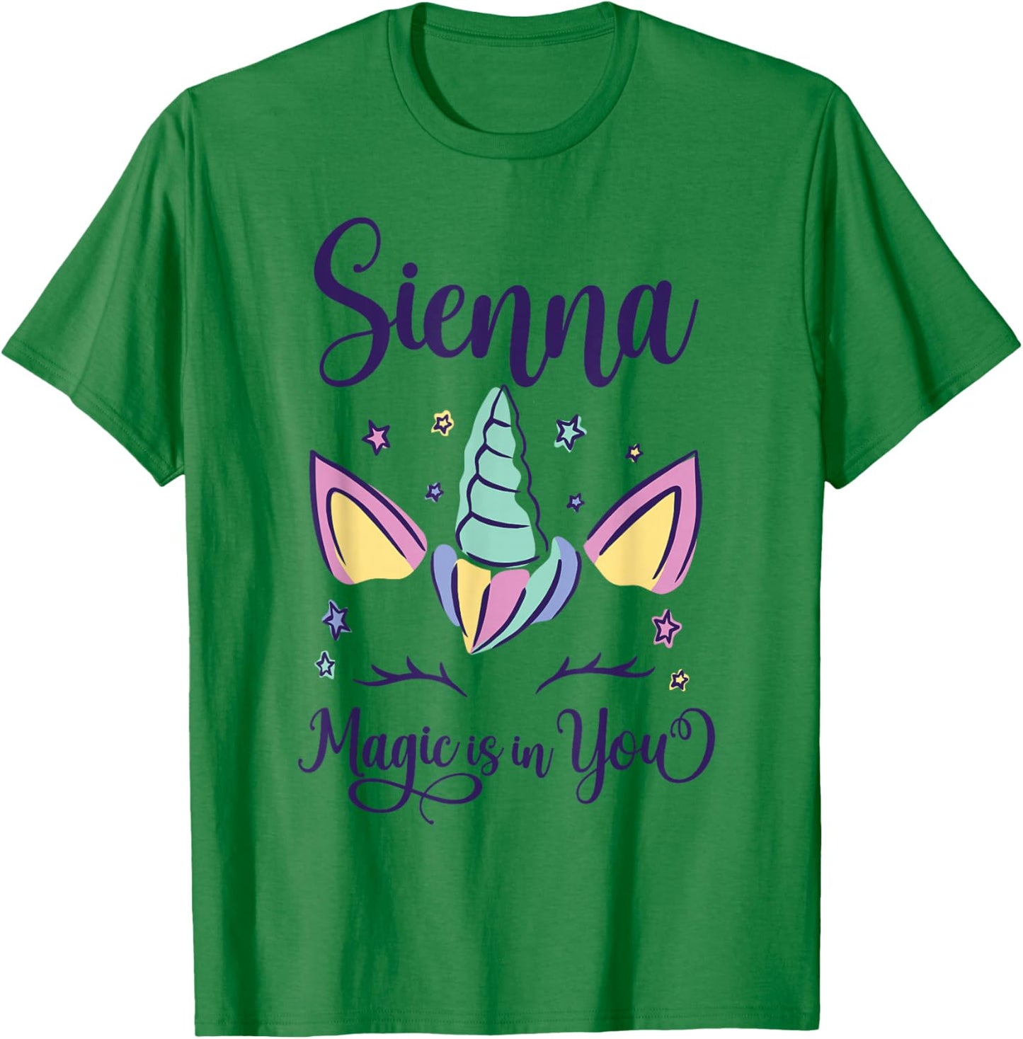 First Name Sienna Personalized I Love Sienna T-Shirt - T-Shirt | Irish Green