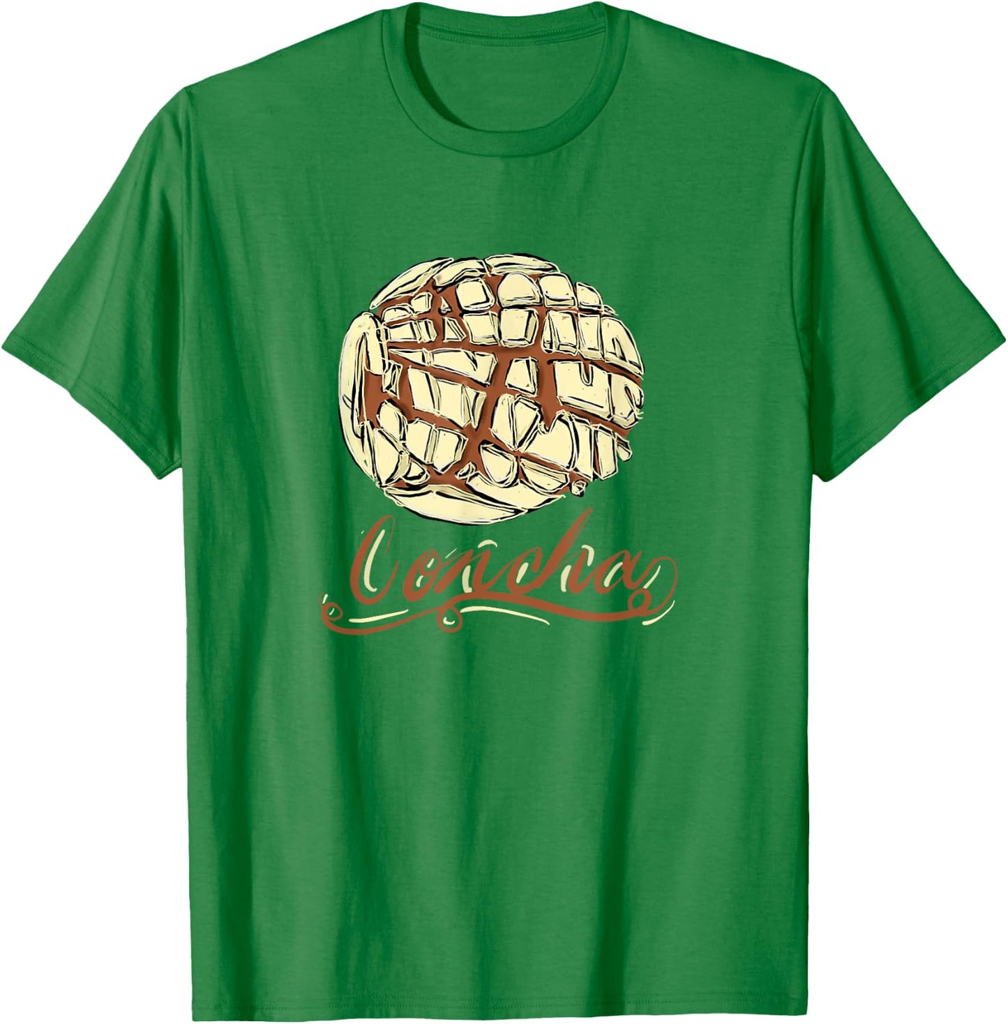 Concha Mexican Bread Sweet Pastry T Shirt Gift T-Shirt - T-Shirt | Irish Green