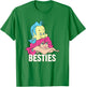 Disney The Little Mermaid Ariel And Flounder Besties Retro T-Shirt - T-Shirt | Irish Green