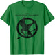 The Hunger Games Mockingjay Pin T-Shirt - T-Shirt | Irish Green
