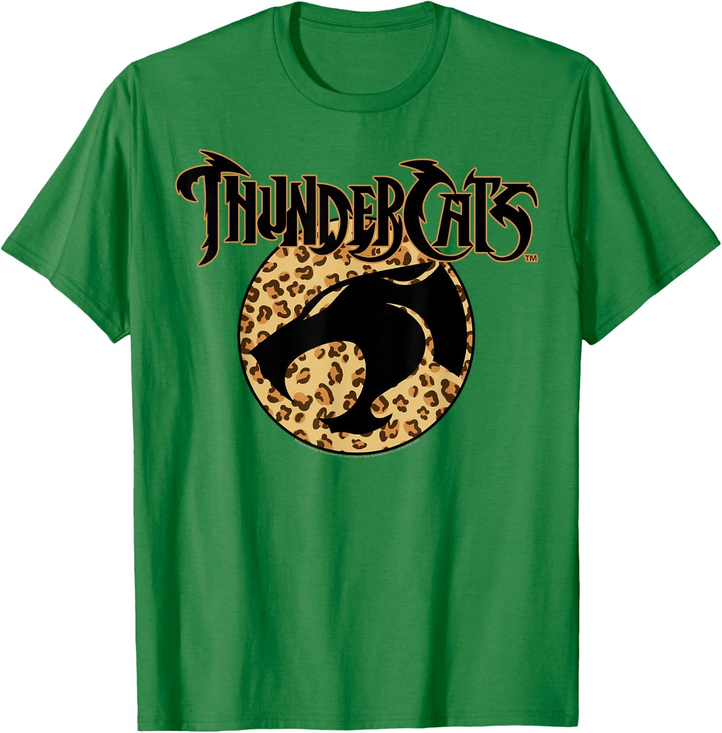 ThunderCats Cheetah Print Logo T-Shirt - T-Shirt | Irish Green