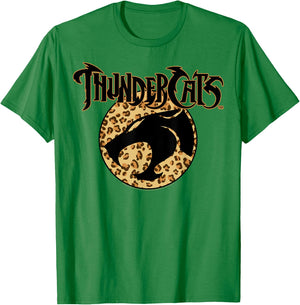 ThunderCats Cheetah Print Logo T-Shirt - T-Shirt | Irish Green