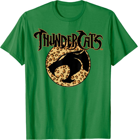 ThunderCats Cheetah Print Logo T-Shirt - T-Shirt | Irish Green