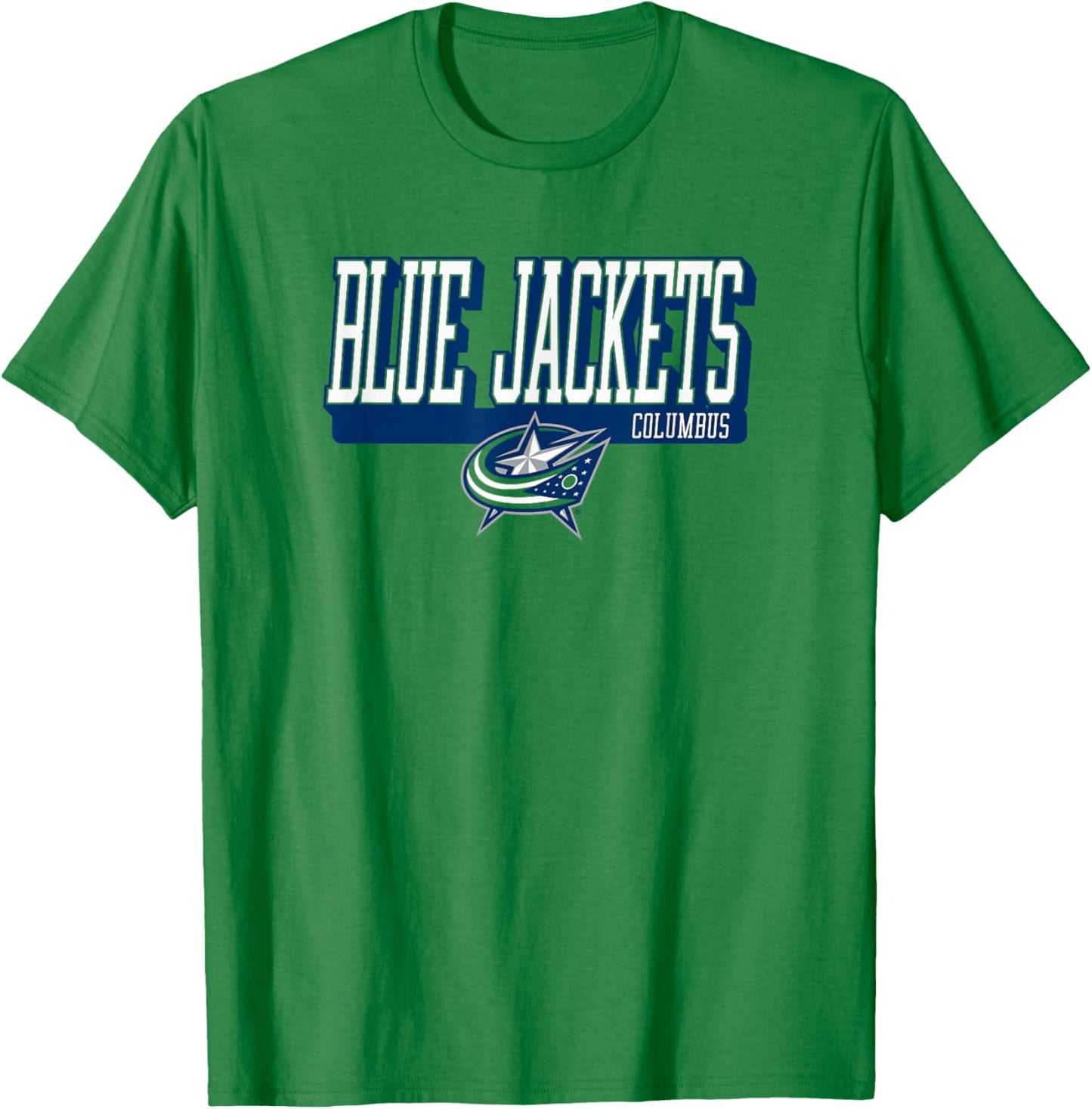 Columbus Blue Jackets Faceoff Red Officially Licensed T-Shirt - T-Shirt | Irish Green