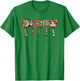 Mid-Century Modern Cubism Expressionist Cats Kitty Art T-Shirt - T-Shirt | Irish Green