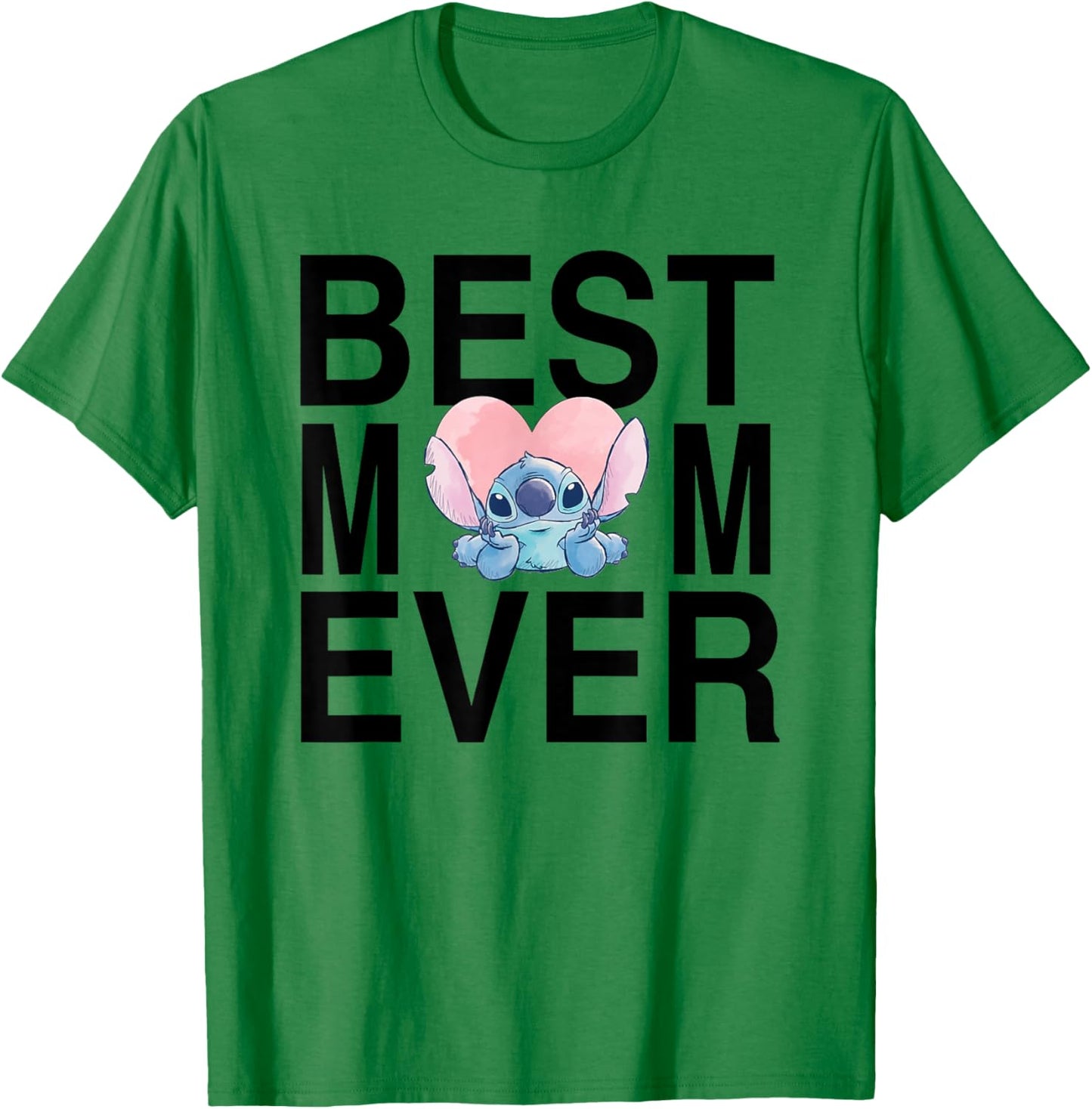 Lilo & Stitch Best Mum Ever Mother's Day , white, S T-Shirt - T-Shirt | Irish Green