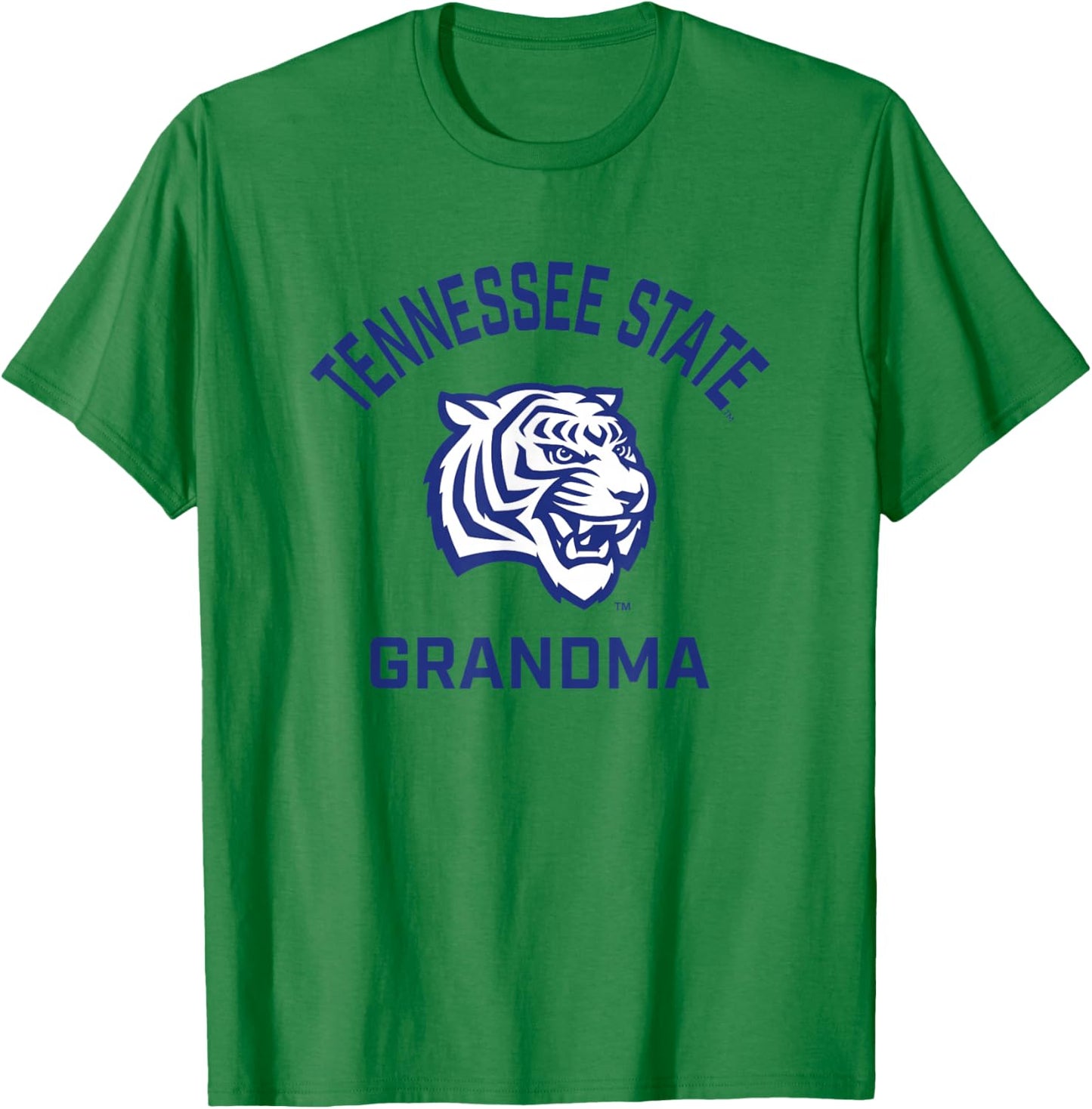 Tennessee State University TSU Tigers Arched Grandma T-Shirt - T-Shirt | Irish Green