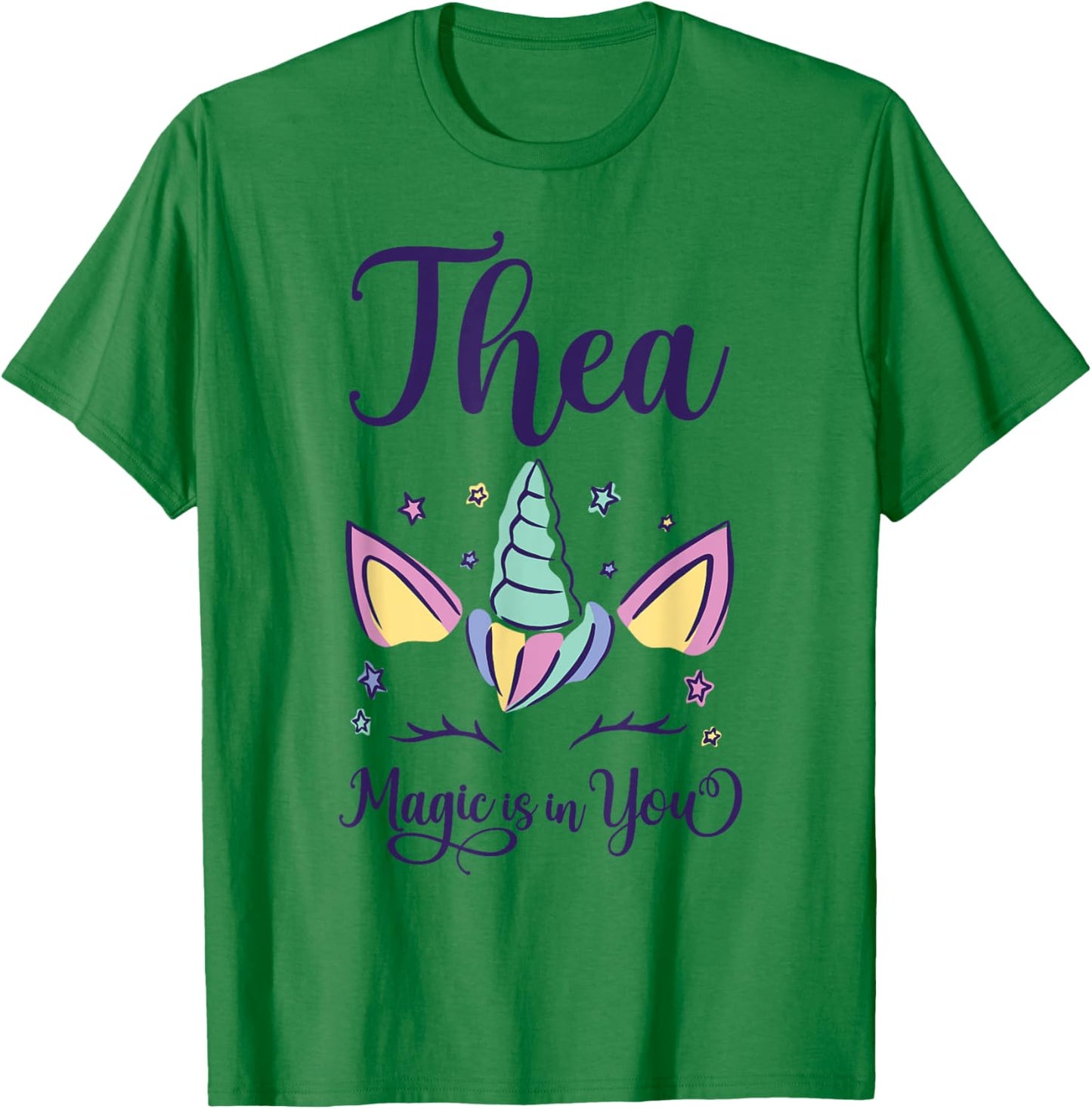First Name Thea Personalized I Love Thea T-Shirt - T-Shirt | Irish Green