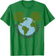 Disney Mickey & Friends Mickey Be Kind To Our Planet Globe T-Shirt - T-Shirt | Irish Green