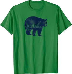 Yosemite National Park Black Bear Graphic T-Shirt - T-Shirt | Irish Green