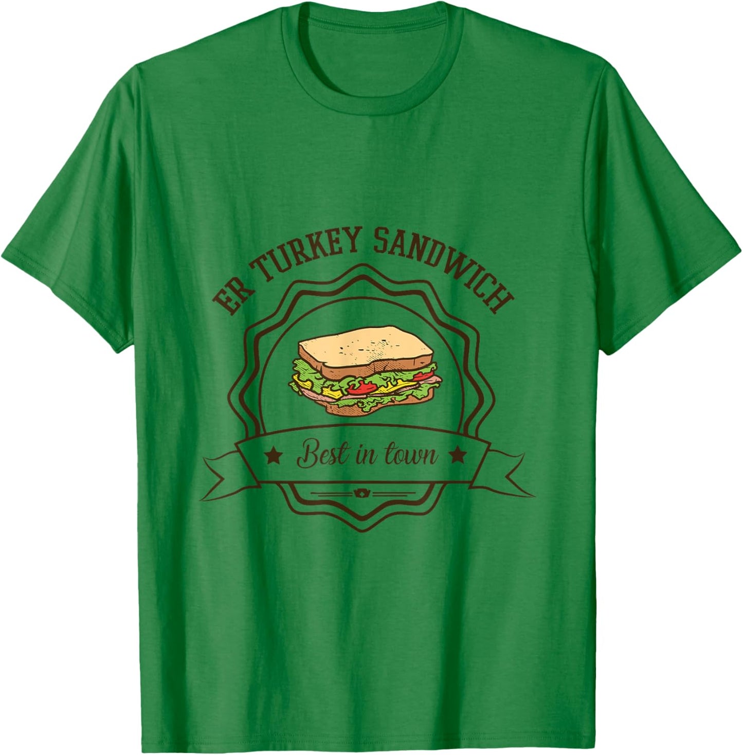 Funny Emergency Room ER Turkey Sandwich Emergency Nurse T-Shirt - T-Shirt | Irish Green