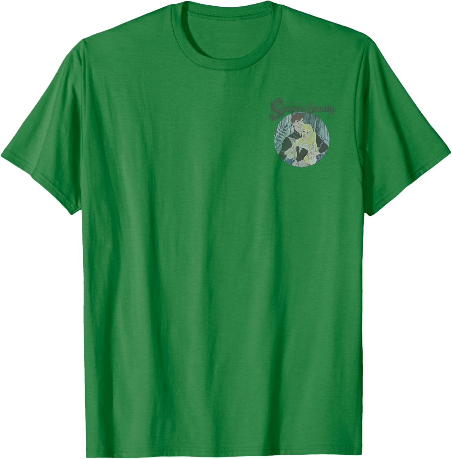 Disney Sleeping Beauty Aurora Prince Phillip Movie Poster T-Shirt - T-Shirt | Irish Green