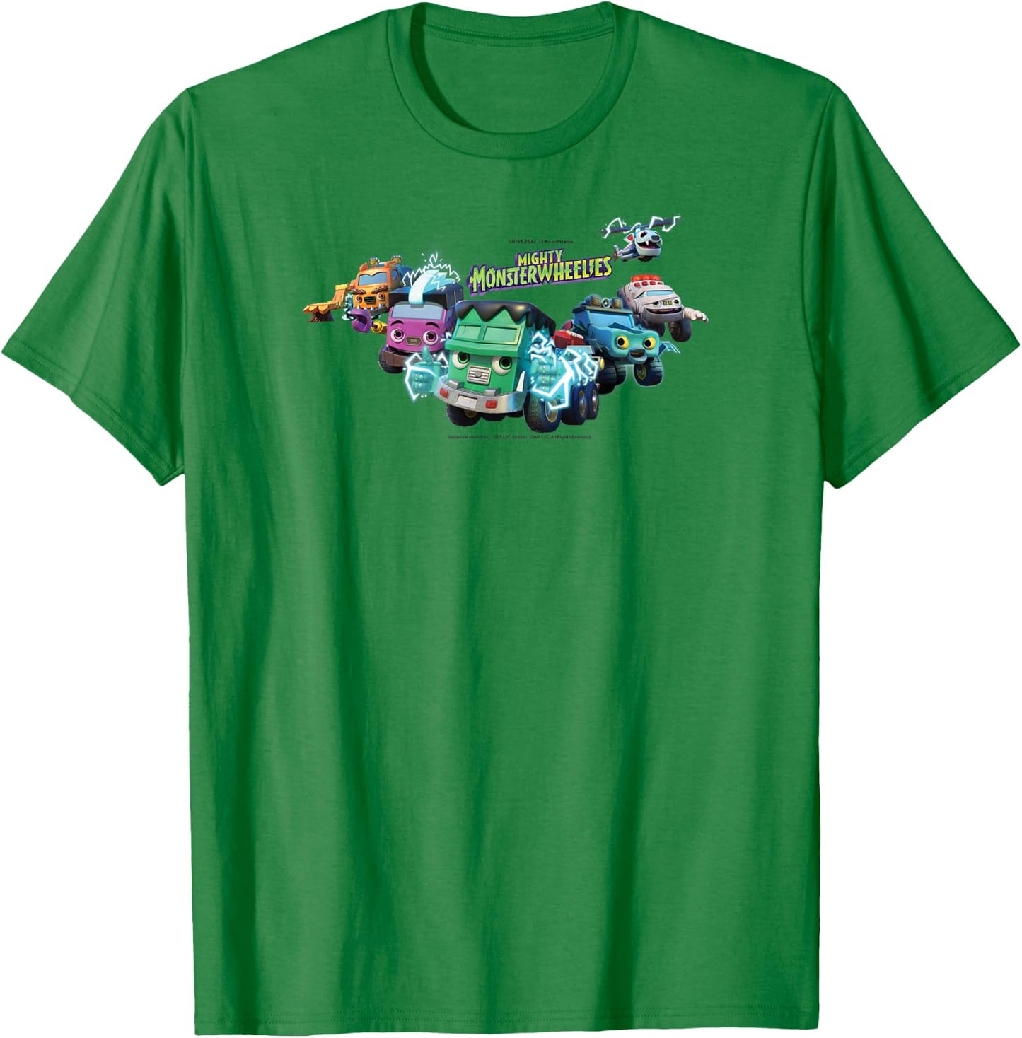DreamWorks Mighty MonsterWheelies Team T-Shirt - T-Shirt | Irish Green